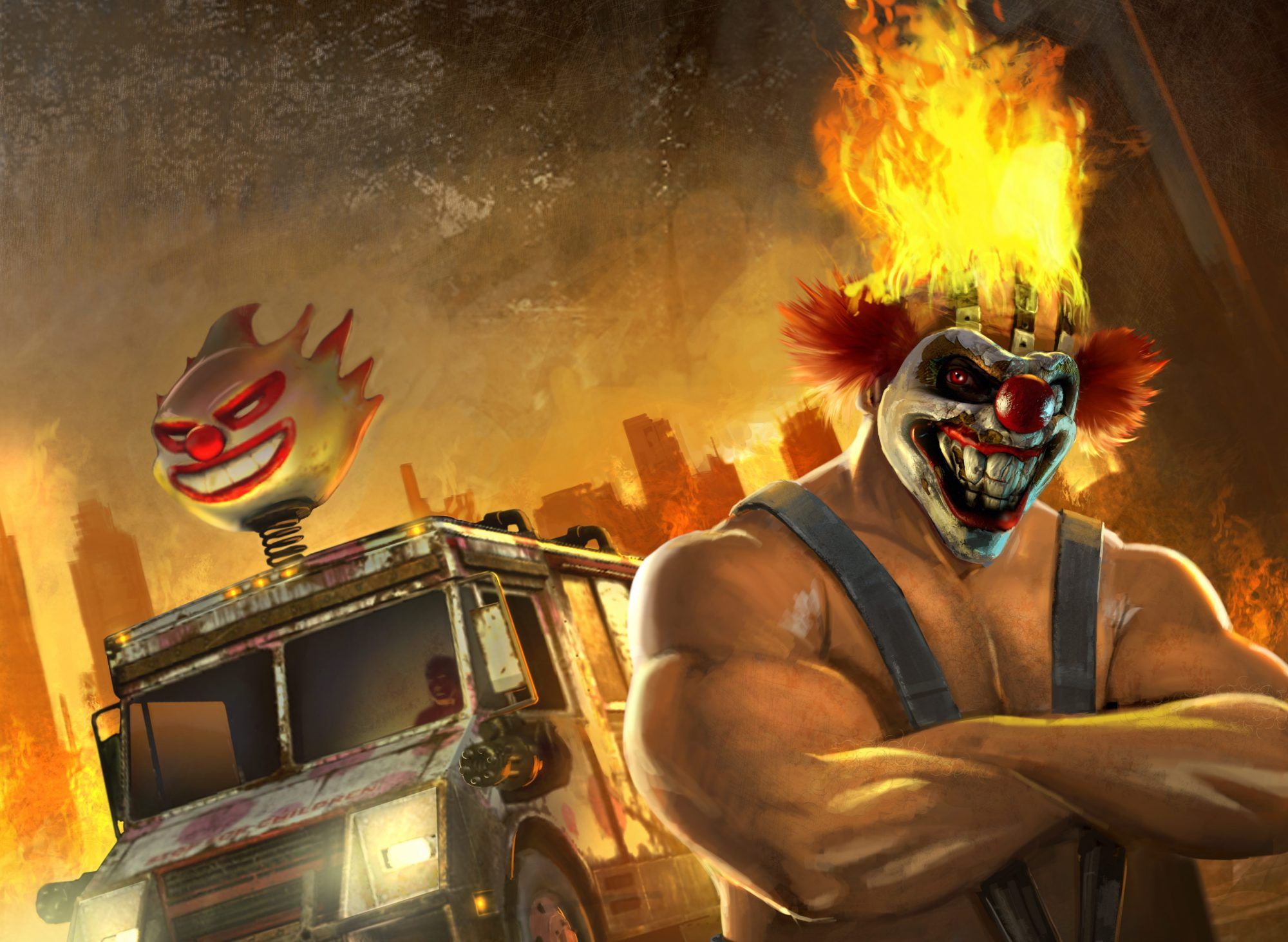 Twisted Metal Series Casts Will Arnett as Flaming Headed Clown Sweet Tooth