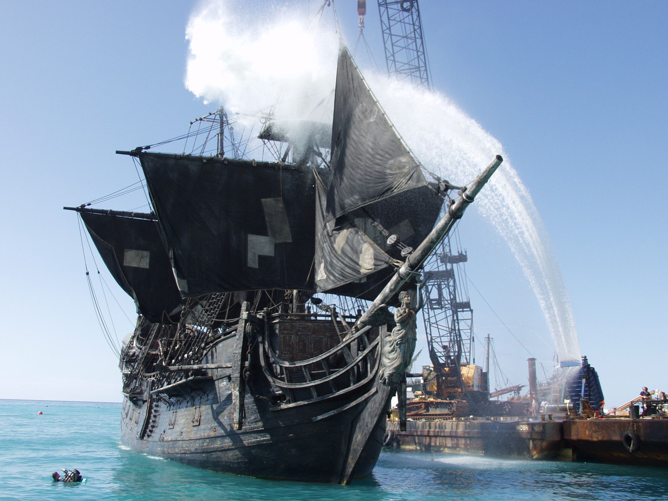 Pirates of the Caribbean behind the scenes filming