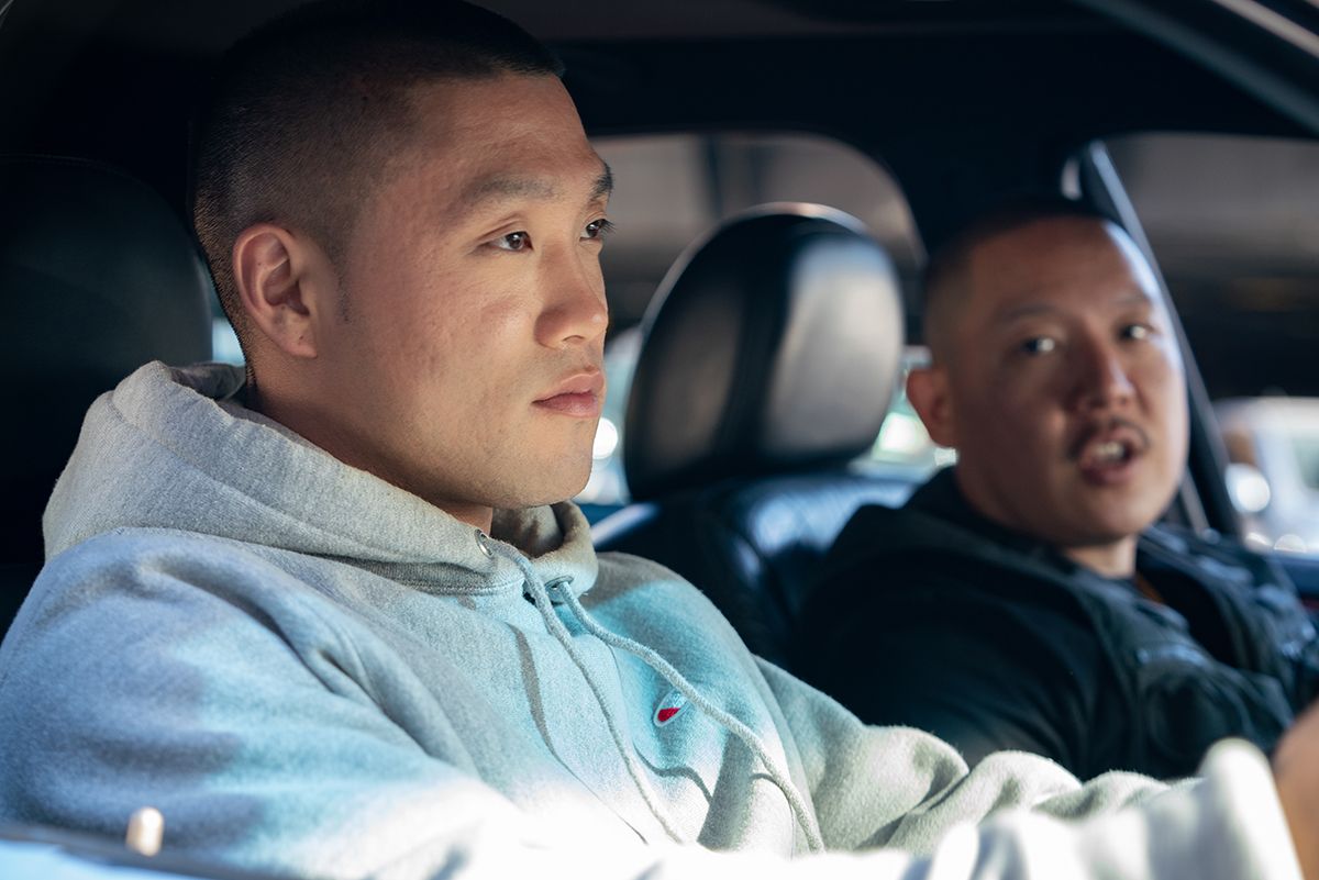 Taylor Takahashi and Eddie Huang in Boogie