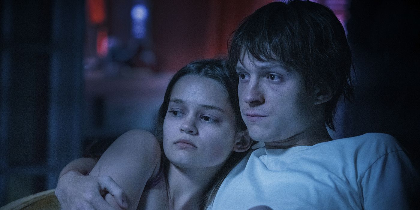 Tom Holland&rsquo;s Cherry and Ciara Bravo&rsquo;s Emily in the &ldquo;dope life&rdquo; segment of &lsquo;Cherry&rsquo;.