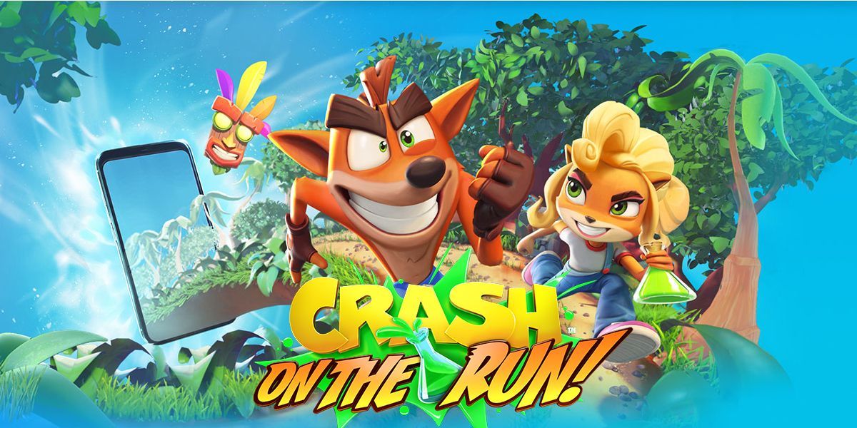 Crash Bandicoot: On the Run! lets you smash your way through