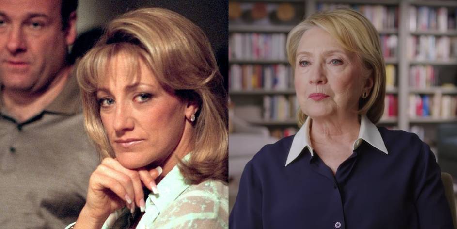 hillary clinton to be played by edie falco in impeachment american crime story
