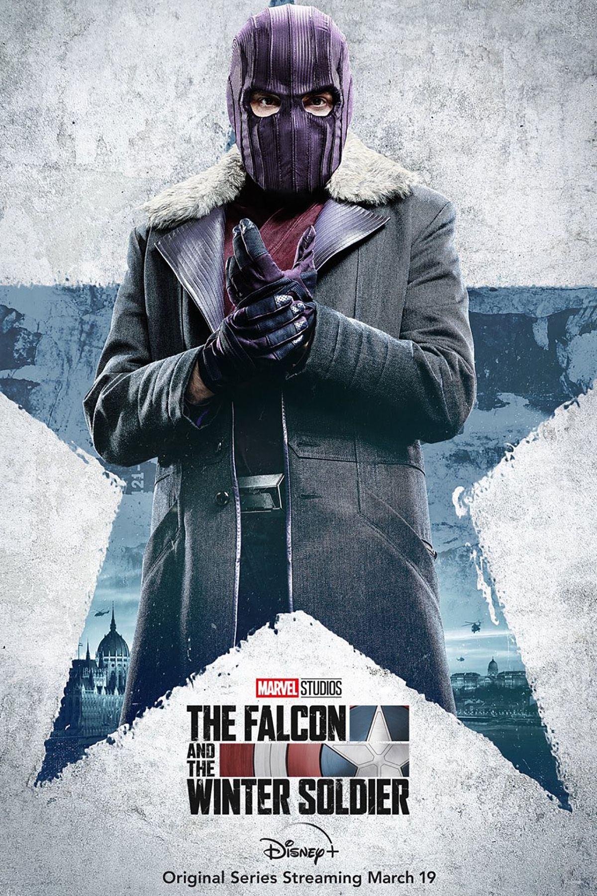The Falcon and the Winter Soldier poster featuring Daniel Brühl