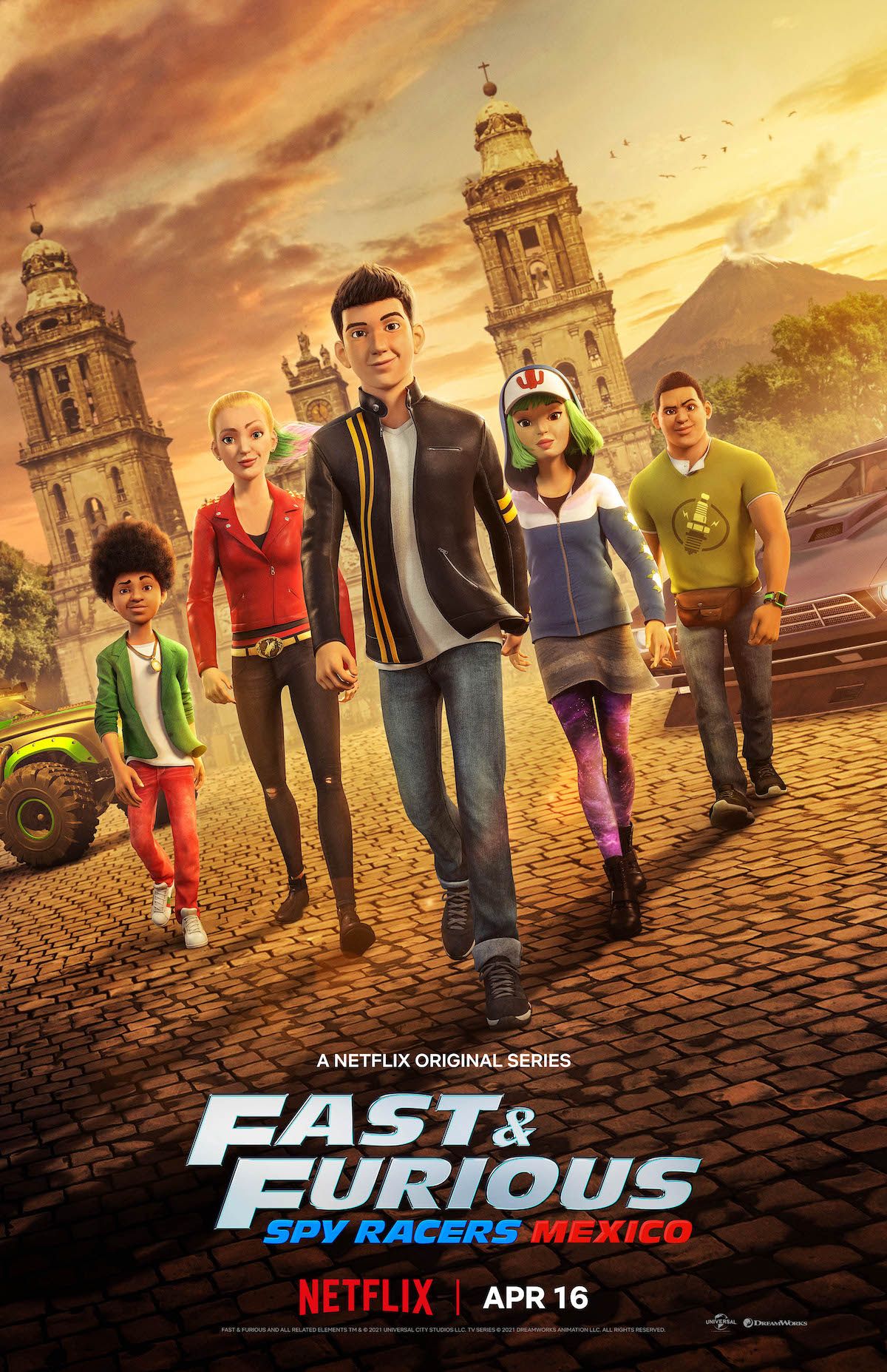 Fast &amp; Furious: Spy Racers Mexico Netflix DreamWorks poster