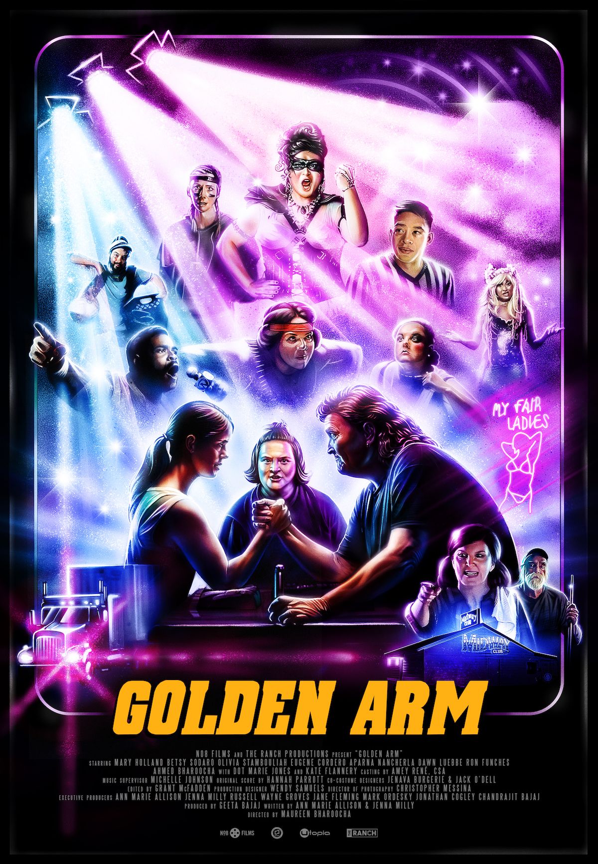 Golden Arm poster with Mary Holland