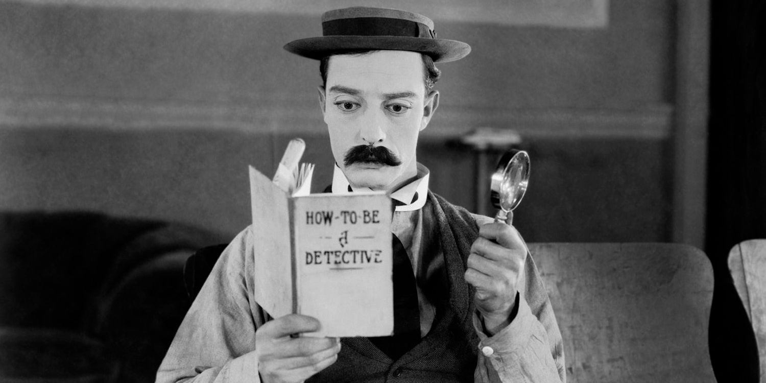 Buster Keaton in Sherlock Jr.