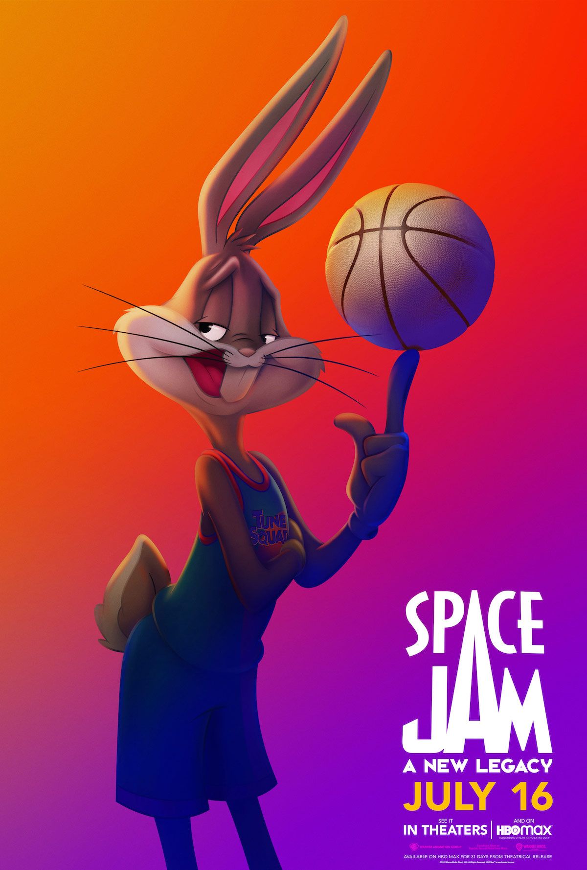 Bugs Bunny Space Jam 2: A New Legacy character poster