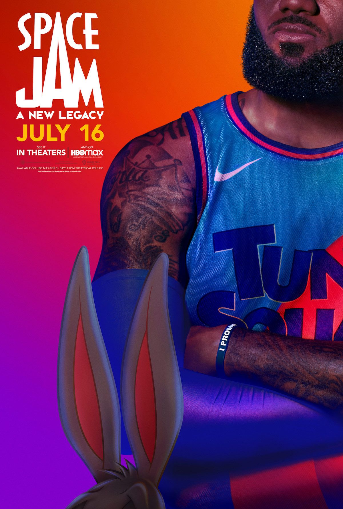 LeBron James Space Jam 2: A New Legacy character poster