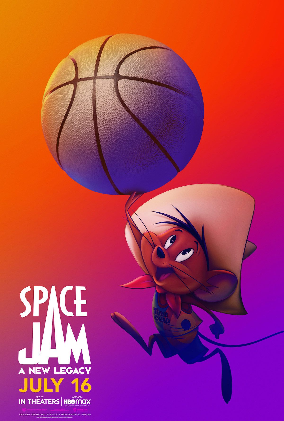 Speedy Space Jam 2: A New Legacy character poster