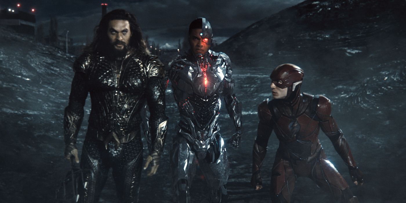 Aquaman, Cyborg, Flash in Zack Snyder's Justice League