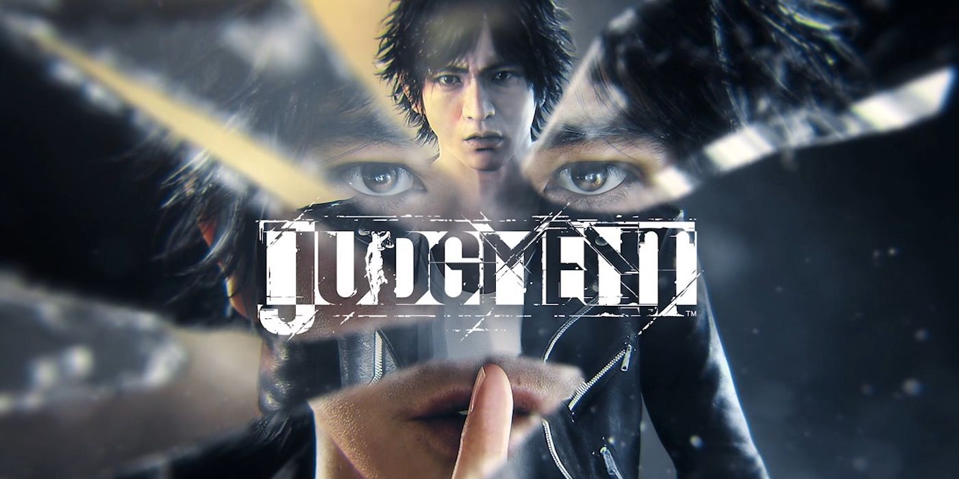 The logo for video game Judgment