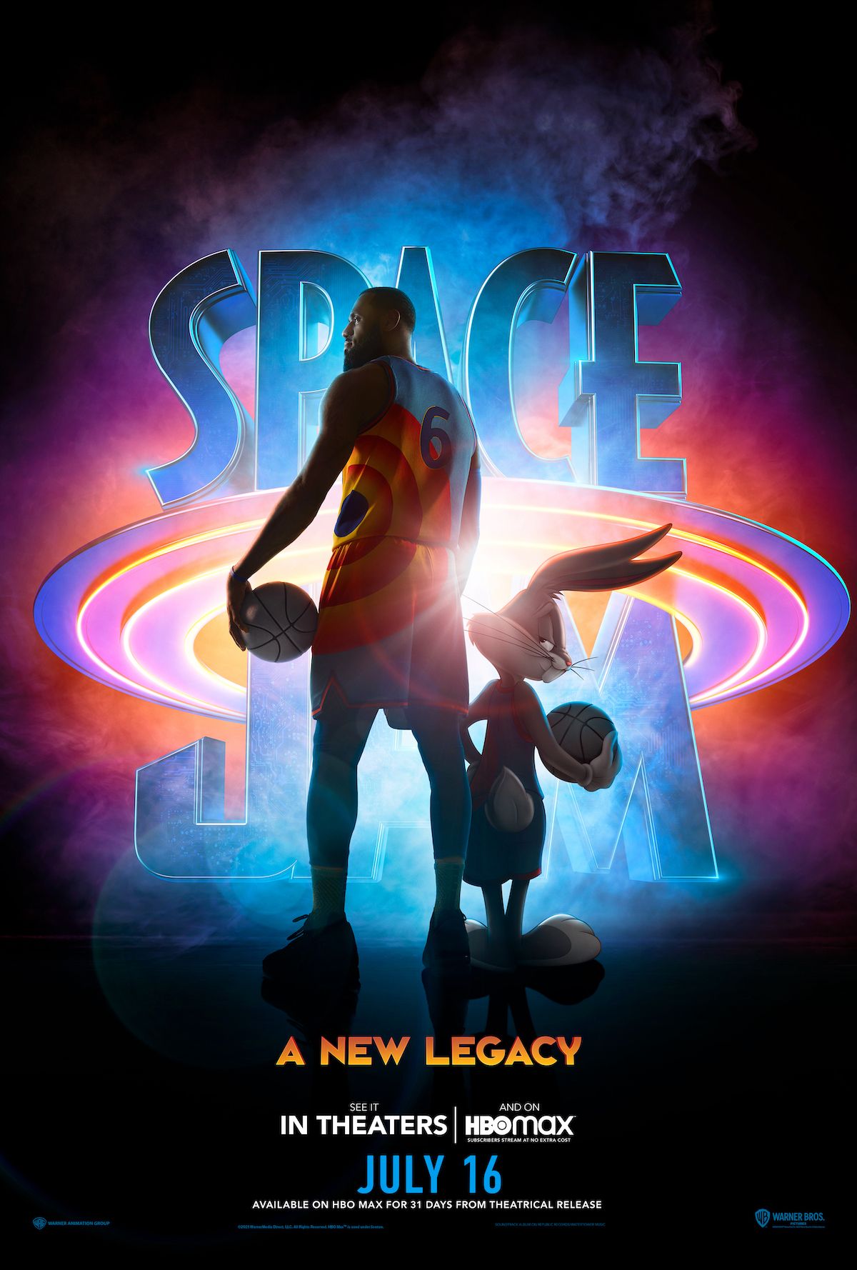 LeBron James, Bugs Bunny in New Space Jam 2 poster
