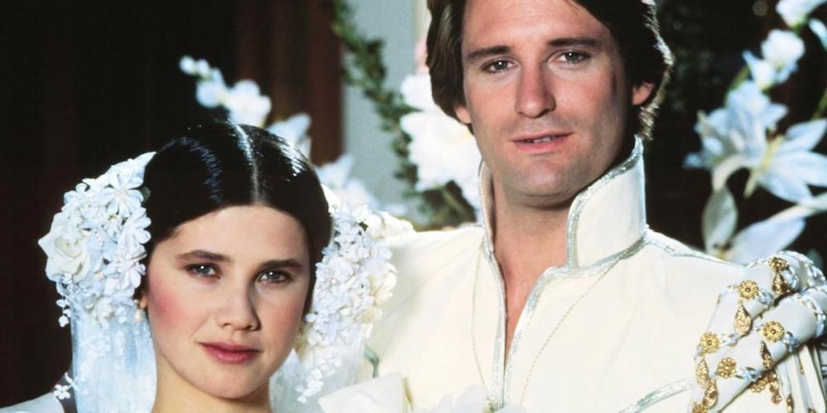 Daphne Zuniga and Bill Pullman in Spaceballs