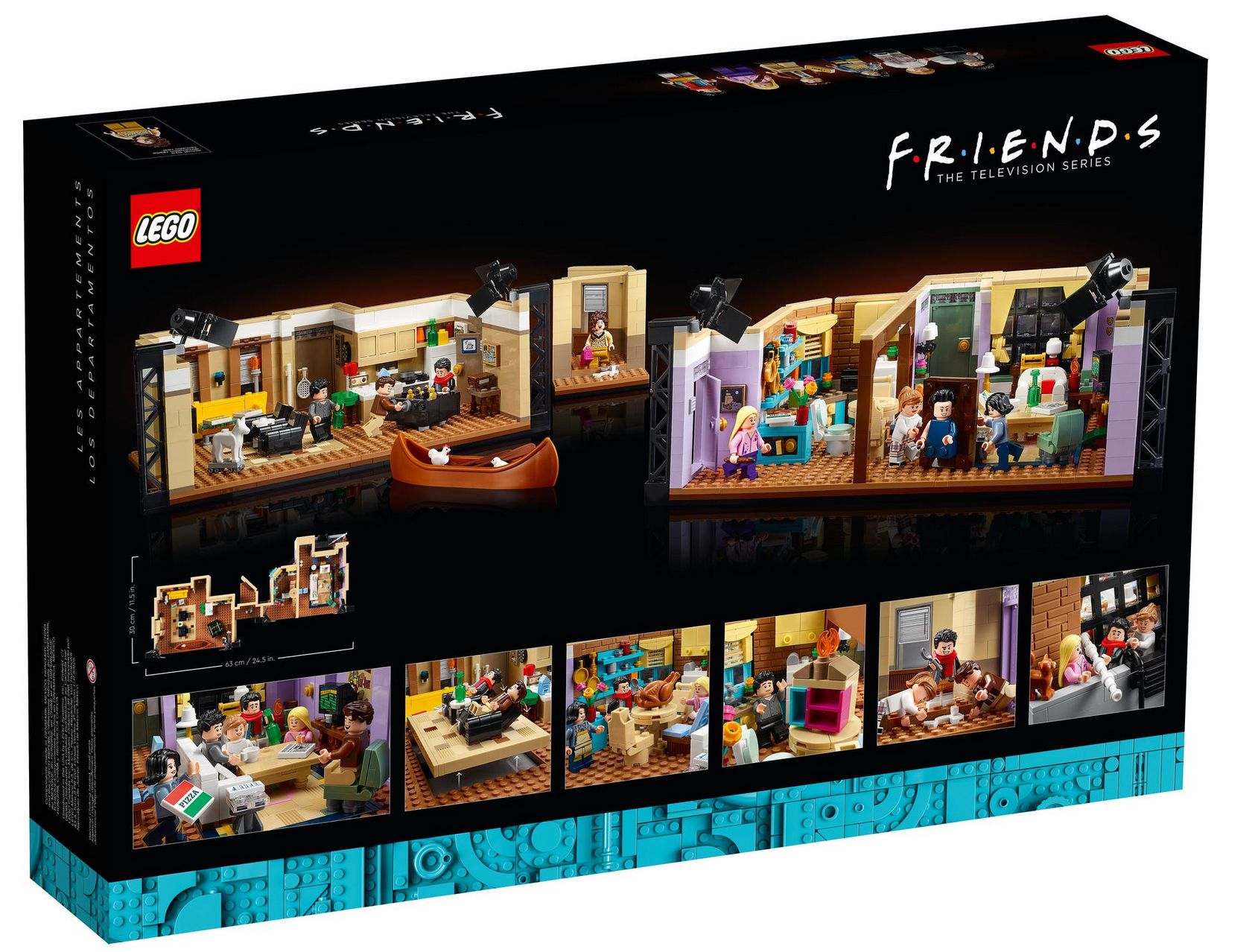 LEGO Friends The Apartments set (10292) box back