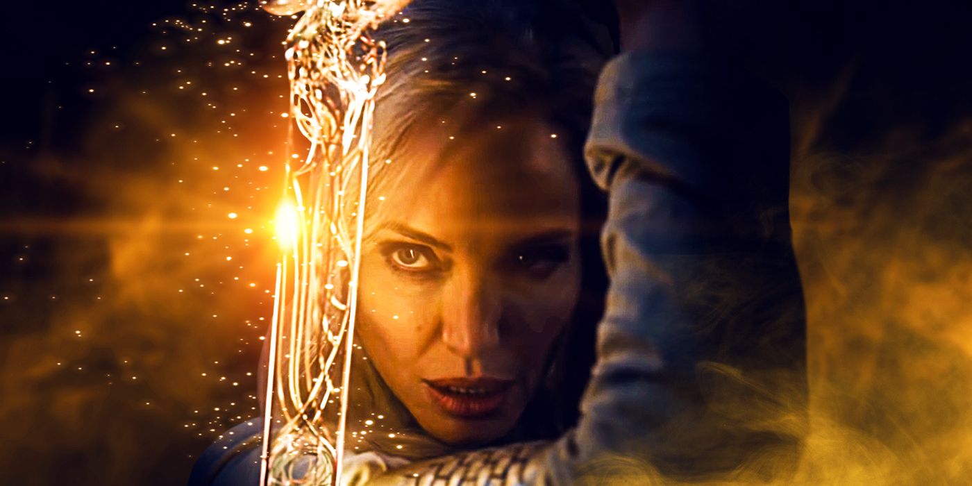 Angelina Jolie as Thena in Marvel's Eternals