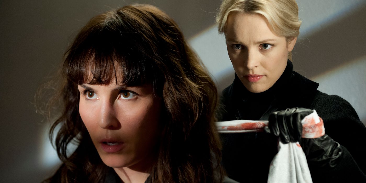 Noomi Rapace and Rachel McAdams in Passion