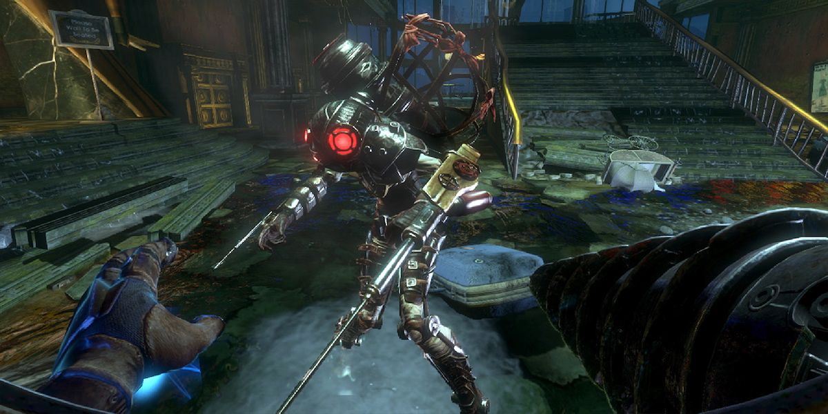 A screenshot from BioShock