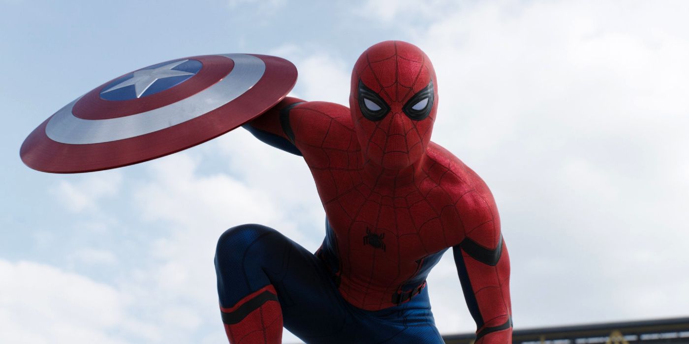 Tom Holland sebagai Spider-Man di Captain America: Civil War