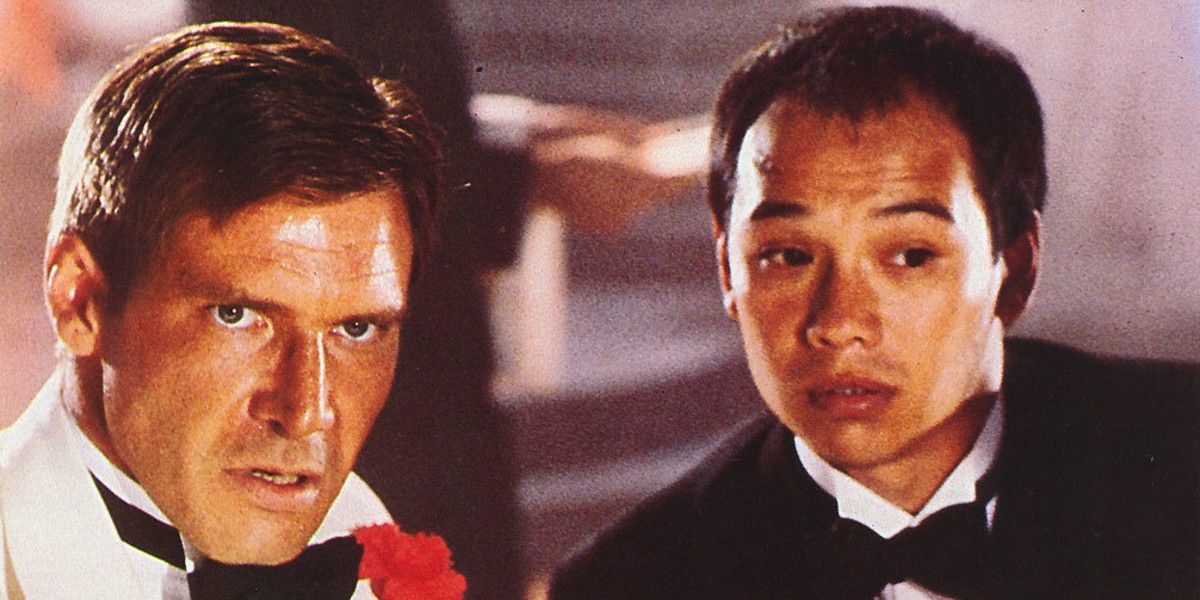 Harrison Ford as Indiana Jones and David Yip as Wu Han in 'Indiana Jones and the Temple of Doom'