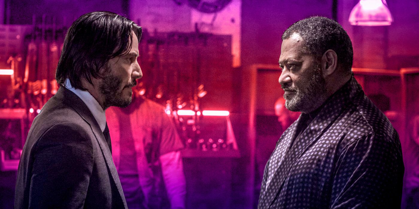 Keanu Reeves Returns in First Neon-Colored 'John Wick 4' Poster