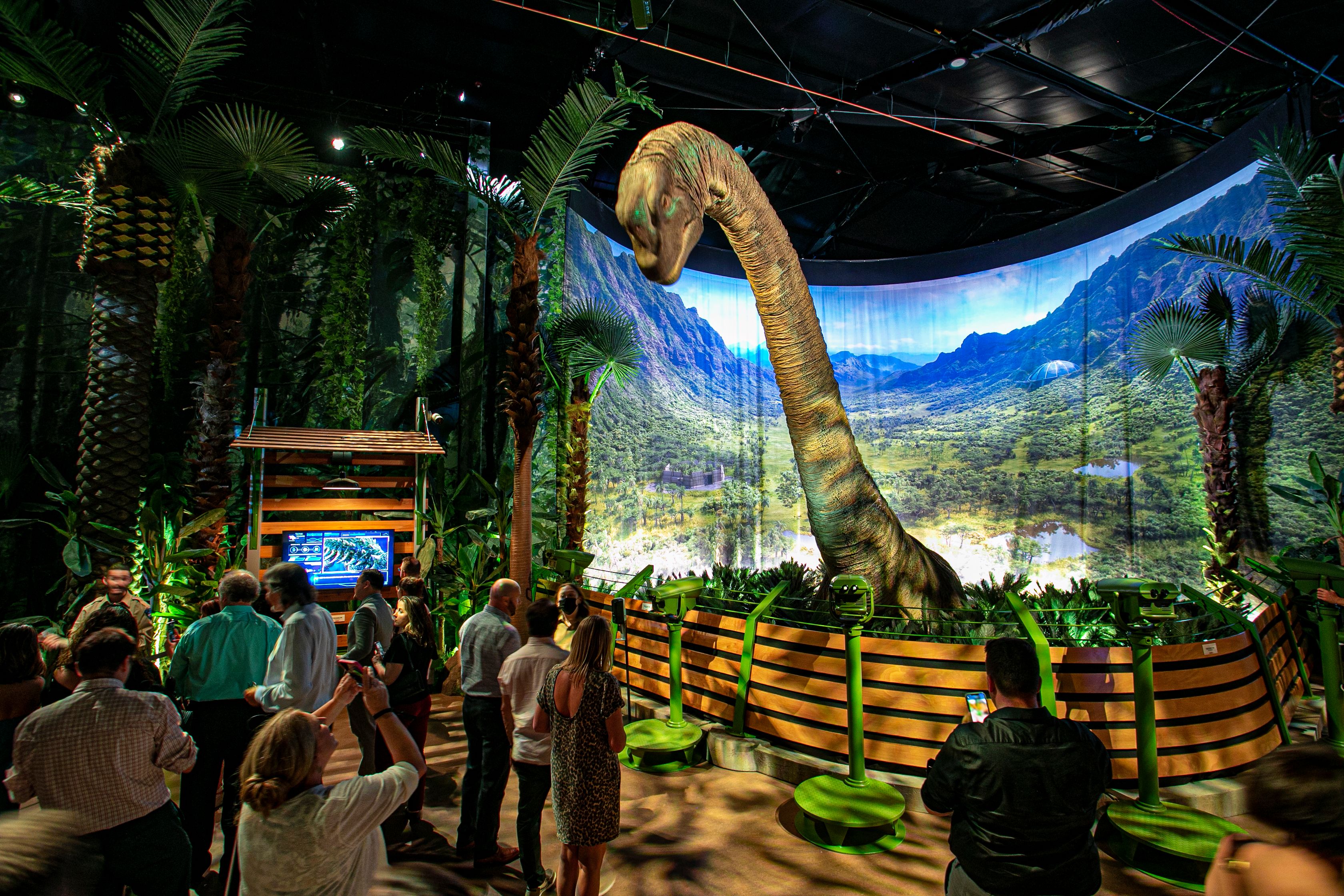 Jurassic World The Exhibition Images and Video Reveal 'Living' Dinosaurs