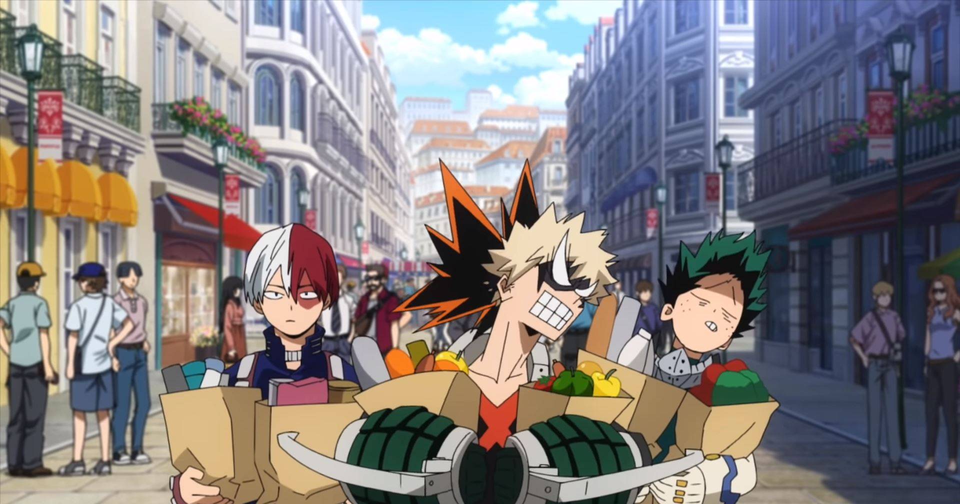 Hero Academia Movie Trailer Reveals the World Heroes on the Run