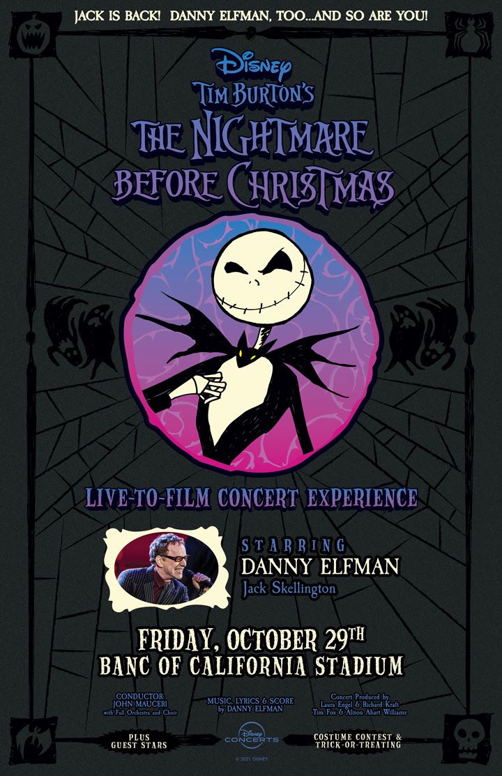 Nightmare Before Christmas Getting Live Concert Experience in October