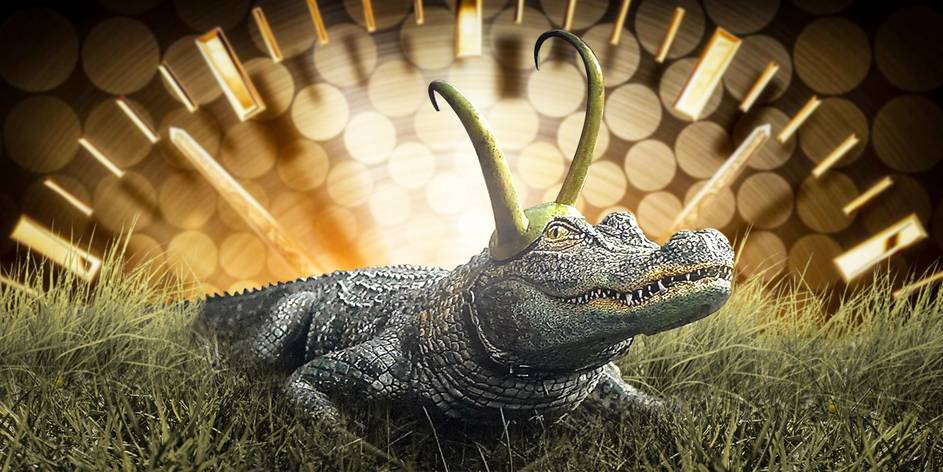 Alligator Loki Set Image Reveals the Adorable Stand-In Used During Filming