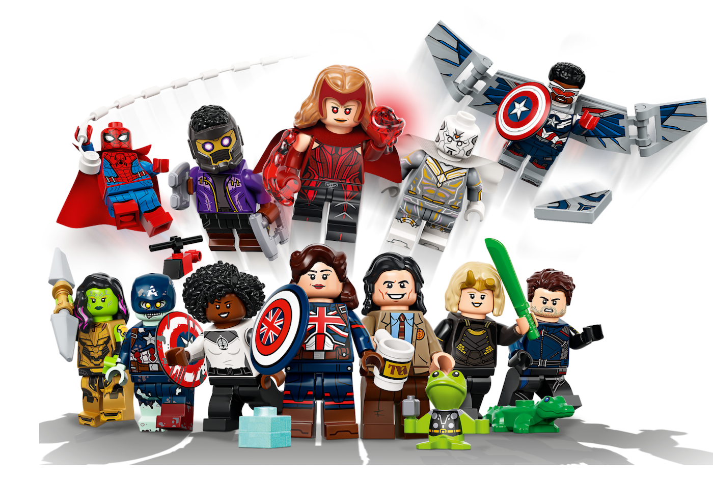 lego-marvel-minifigures-collection-action