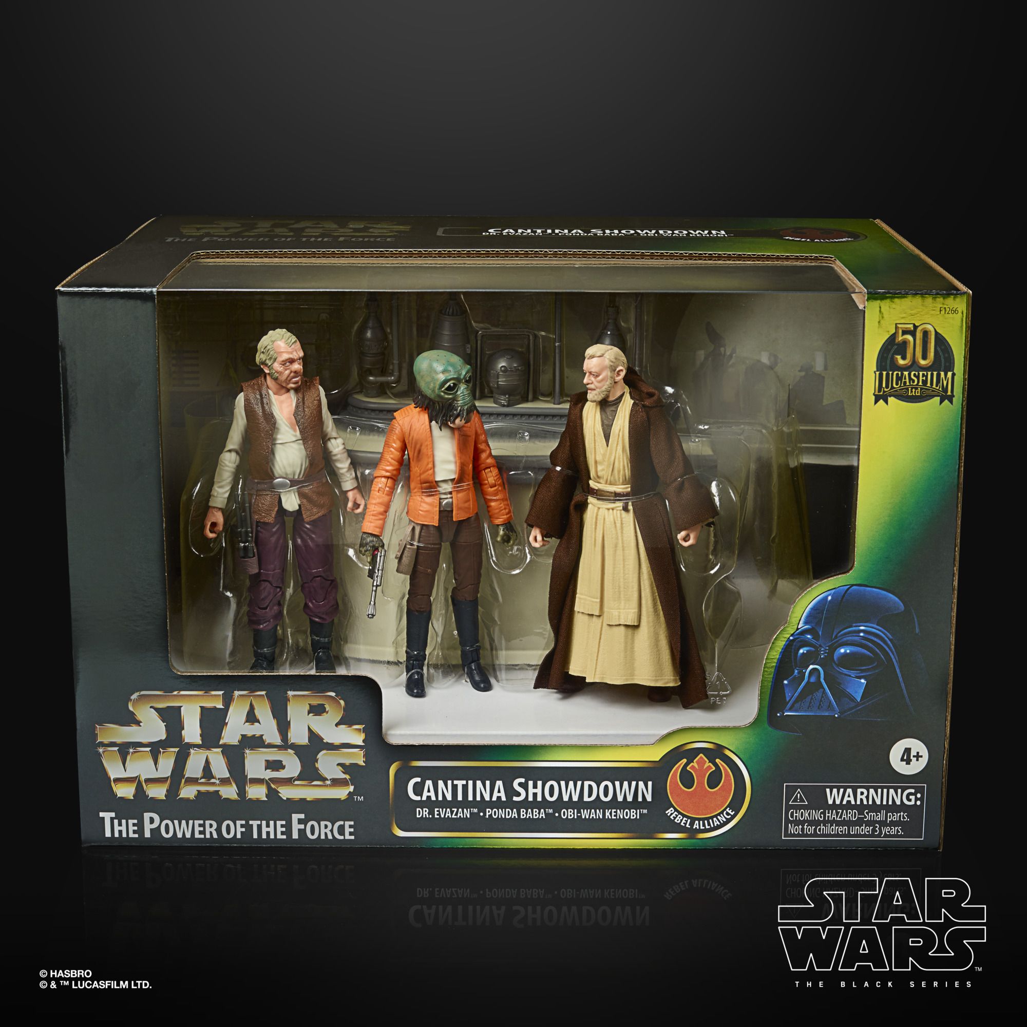 Star Wars The Black Series The Power of The Force Cantina Showdown Playset