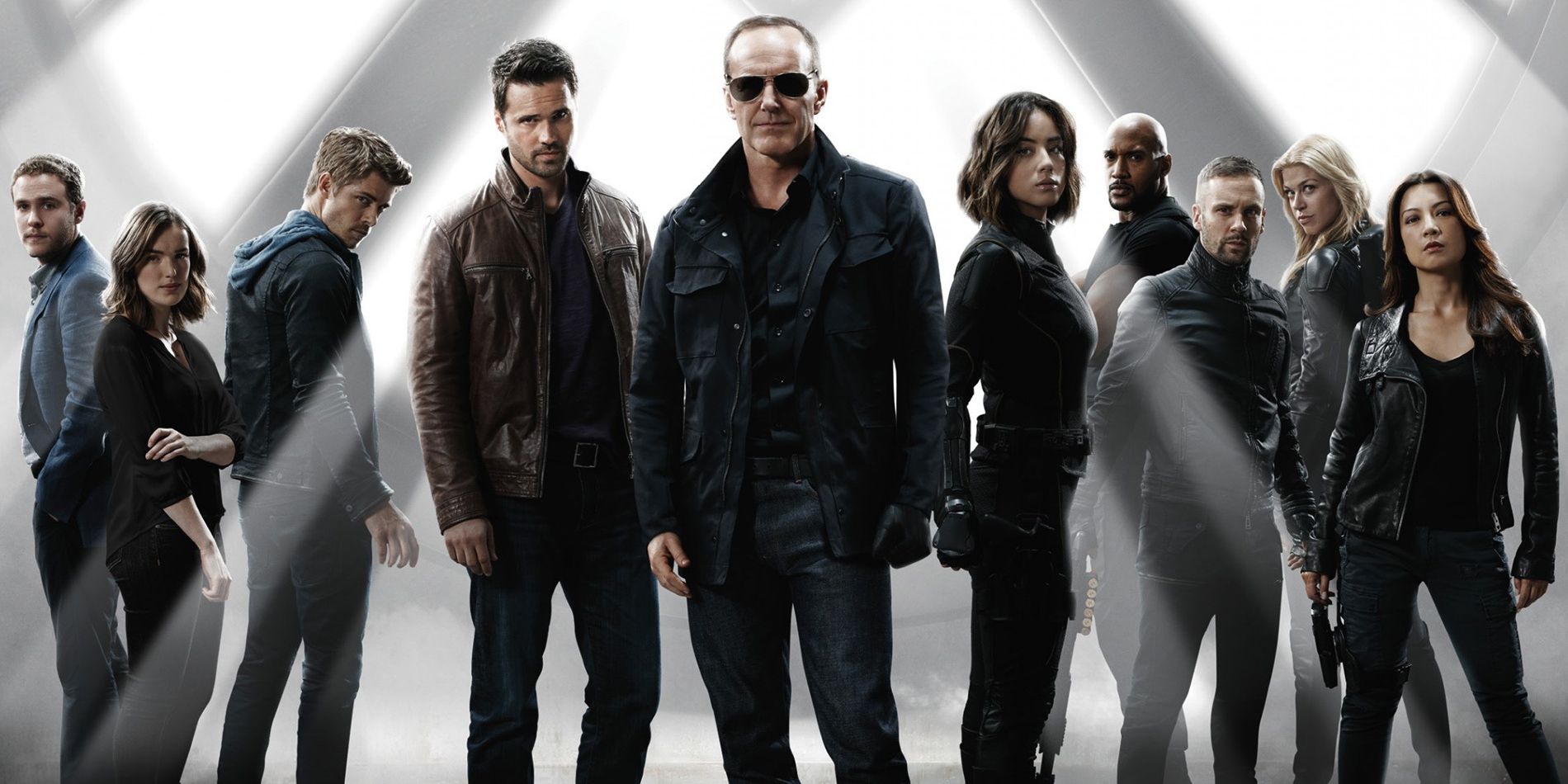 The cast of Agents of SHIELD