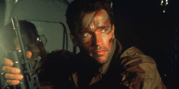 Predator: Producers Reveal New Movie Title "Skull", To Boast New Female Hero 9 arnold schwarzenegger predator social.jpg?q=50&fit=crop&w=750&dpr=1