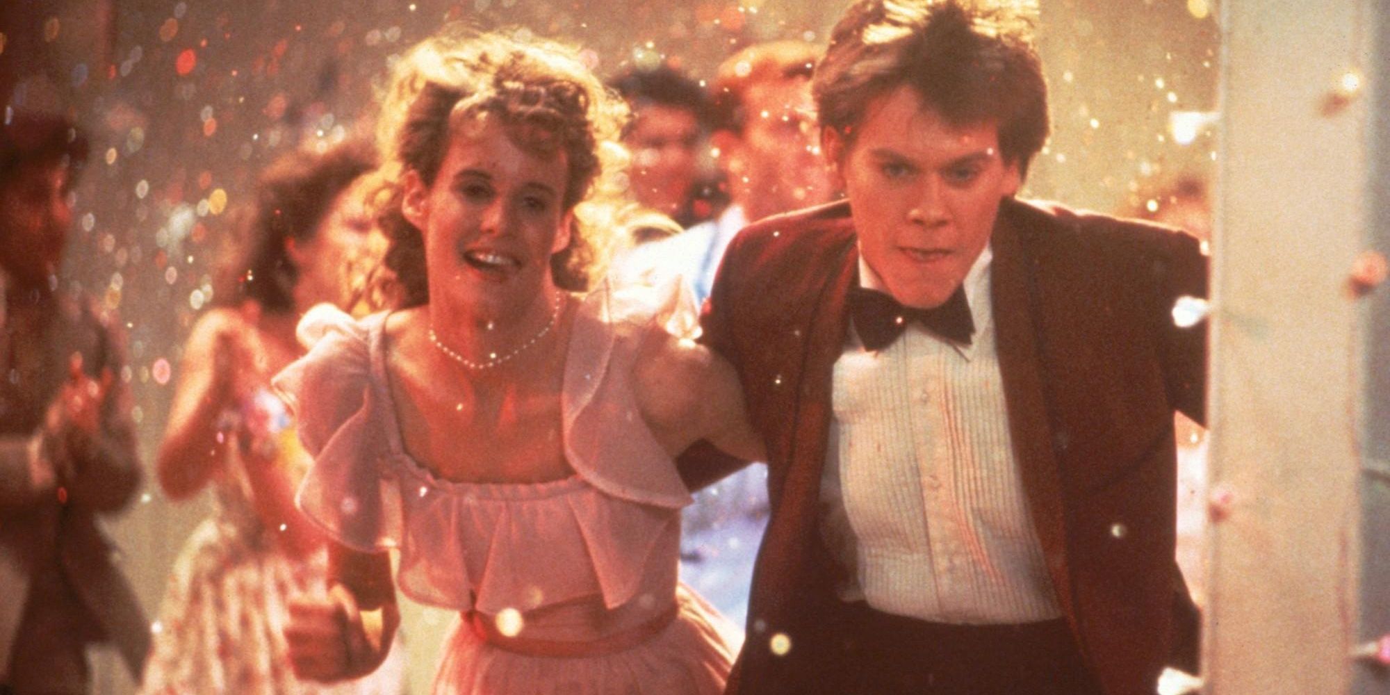 Kevin Bacon and Lori Singer in 'Footloose' 