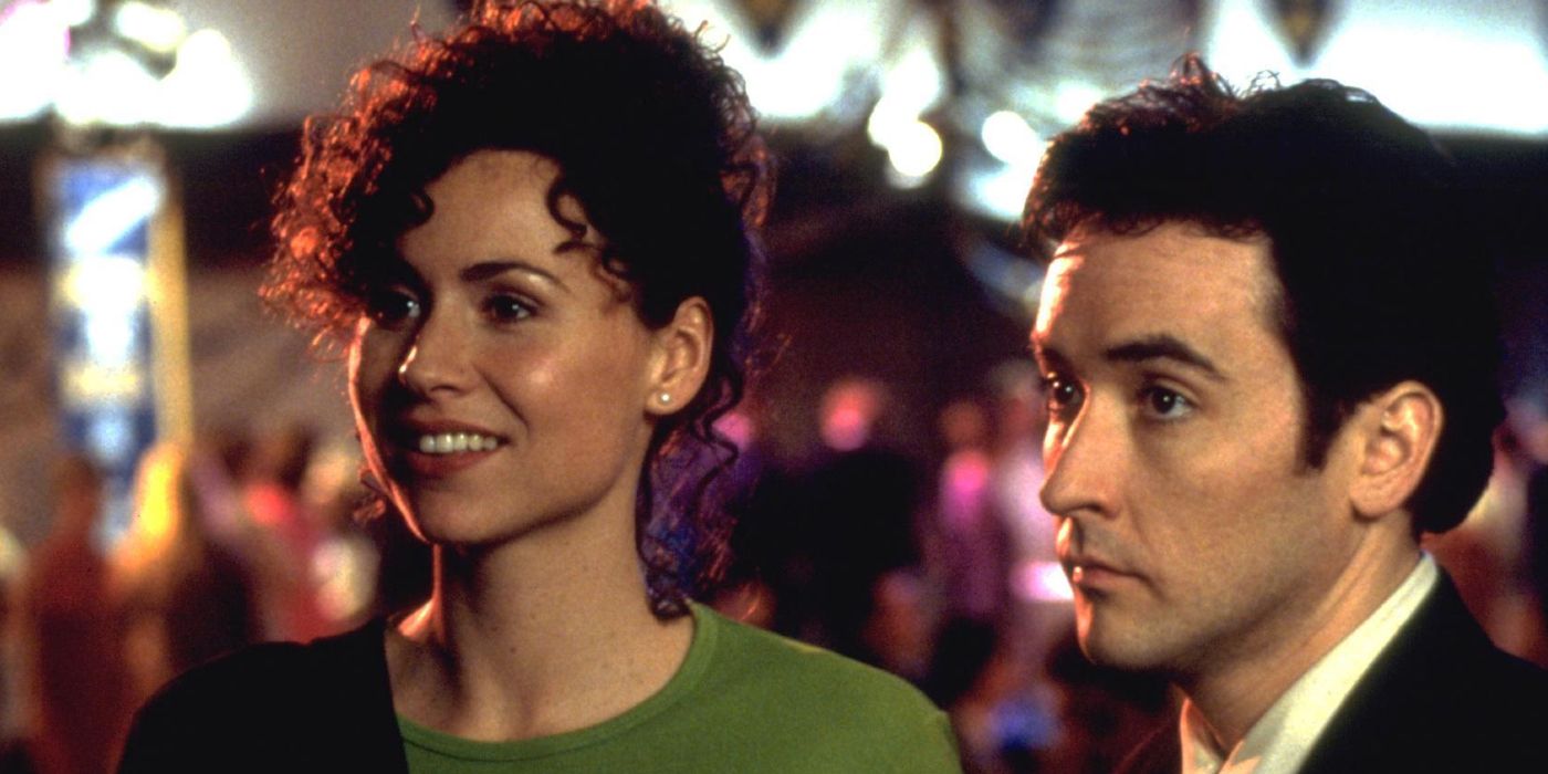 John Cusack and Minnie Driver as Martin Blank and Debi Newberry at their reunion
