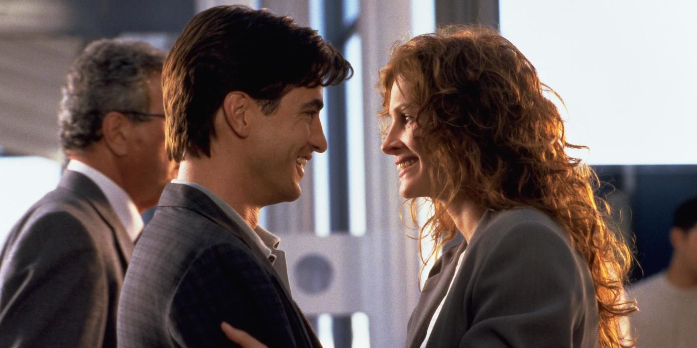 Dermot Mulroney et Julia Roberts dans Le mariage de mon meilleur ami.