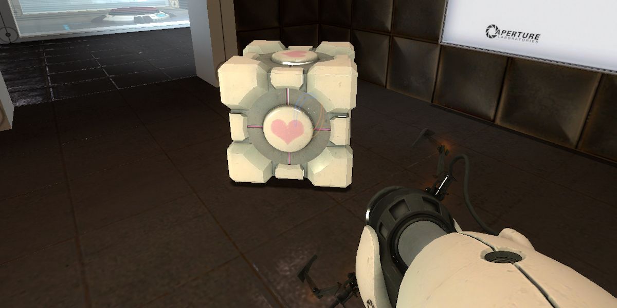 The Companion Cube from Portal
