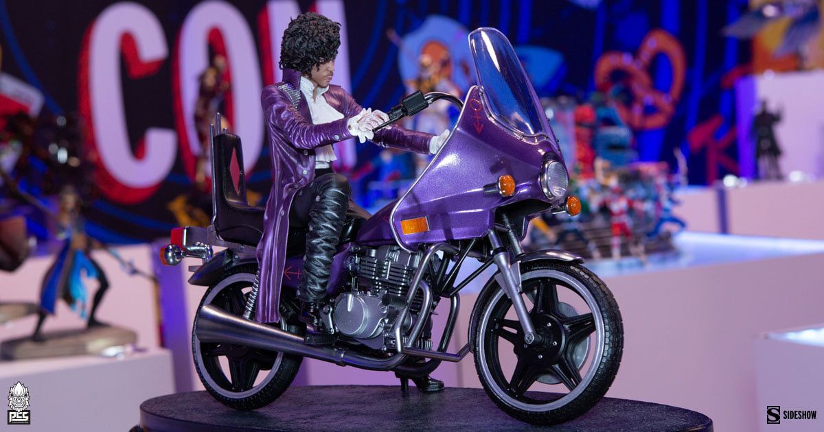 prince sideshow collectibles purple rain figure and bike 2