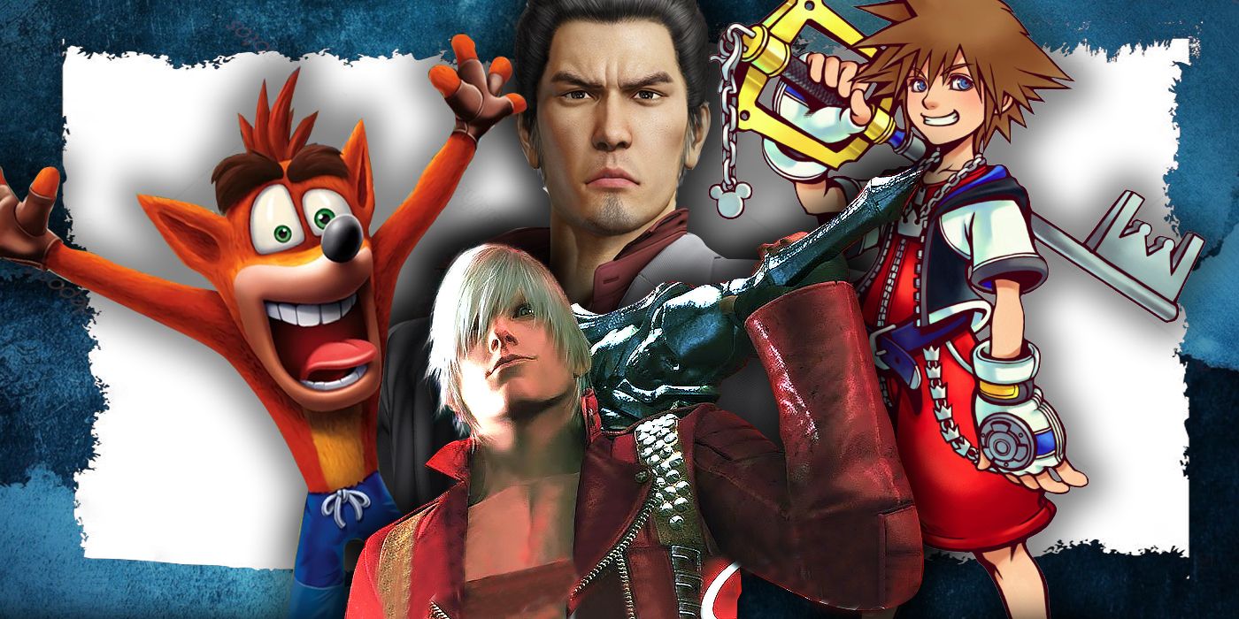  Crash Bandicoot, Devil May Cry, Kingdom Hearts, and other popular video games that have been remade or remastered.