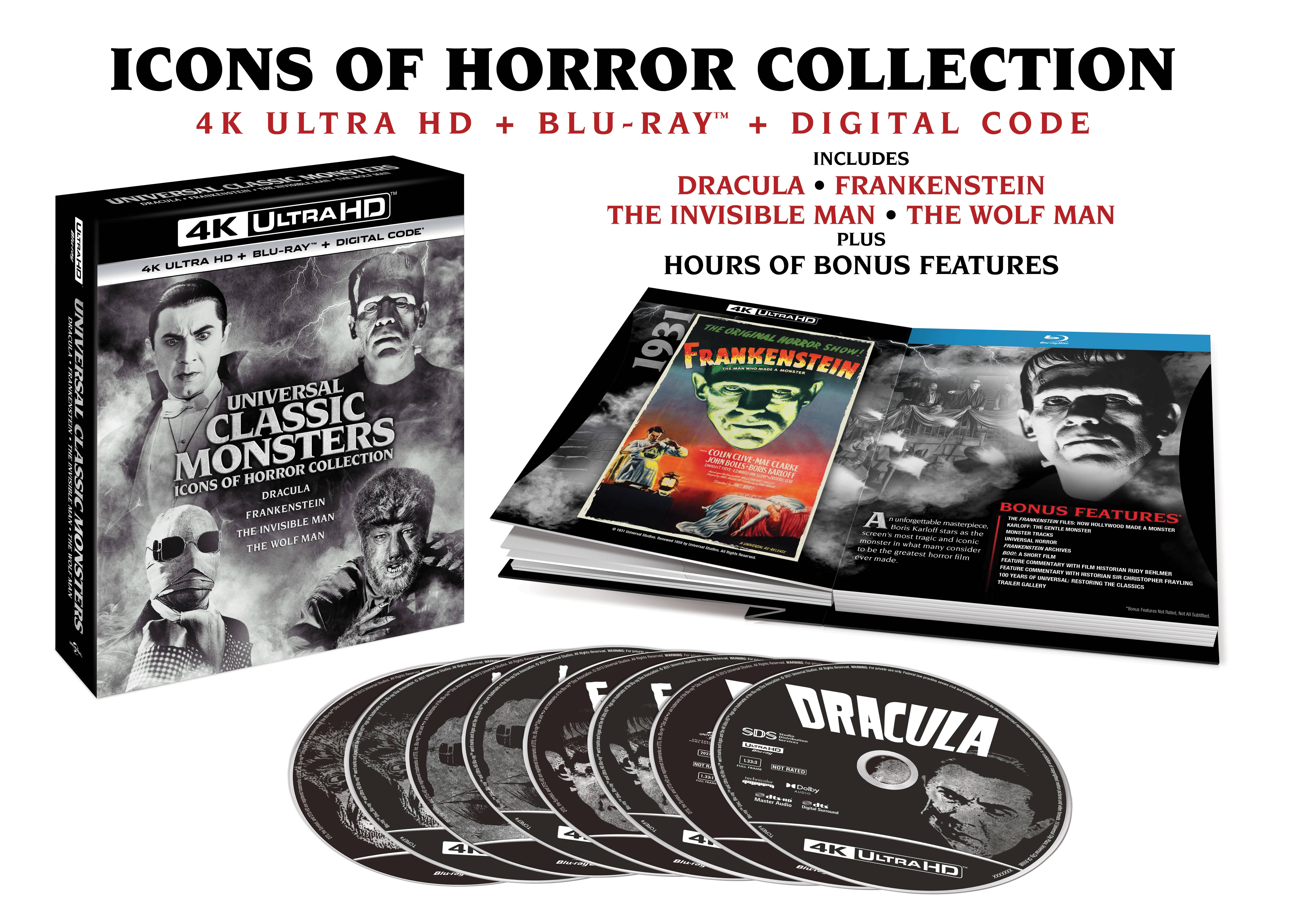 Universal Monsters Classics Collection Gets 4k Blu Ray Release