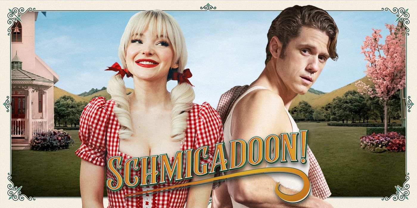 Dove-Cameron-Aaron-Tveit-Schmigadoon-interview social