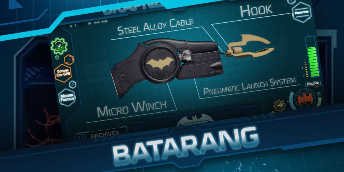 Cartoon Network - The DC: Batman Bat-Tech Edition app features