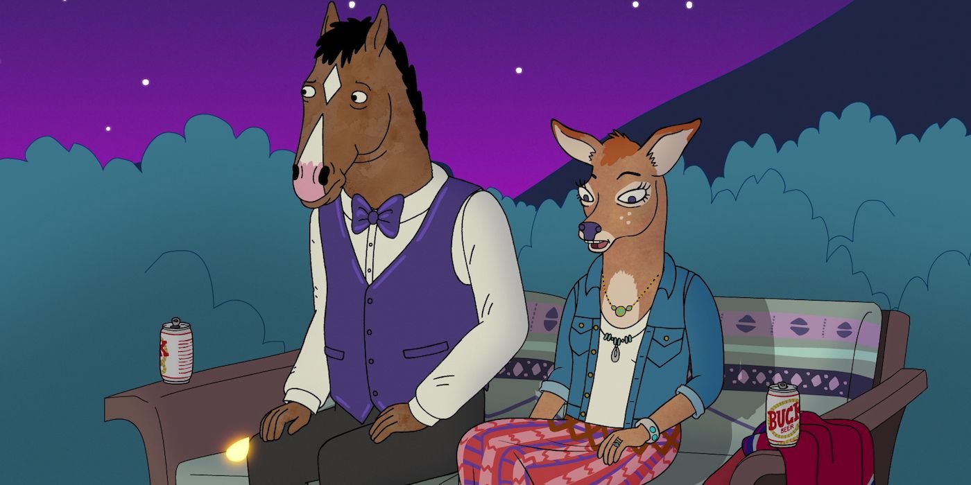 A still from BoJack Horseman episode Escape From LA