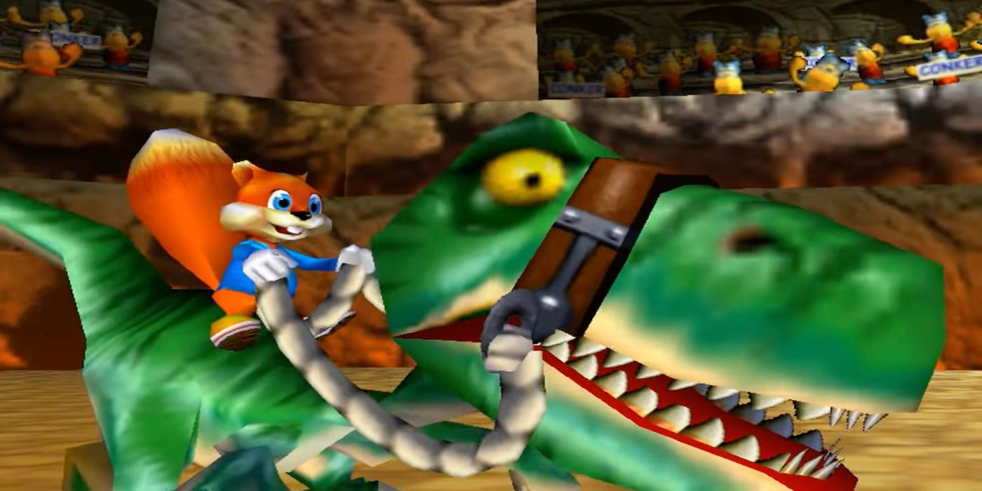A still from Conker's Bad Fur Day