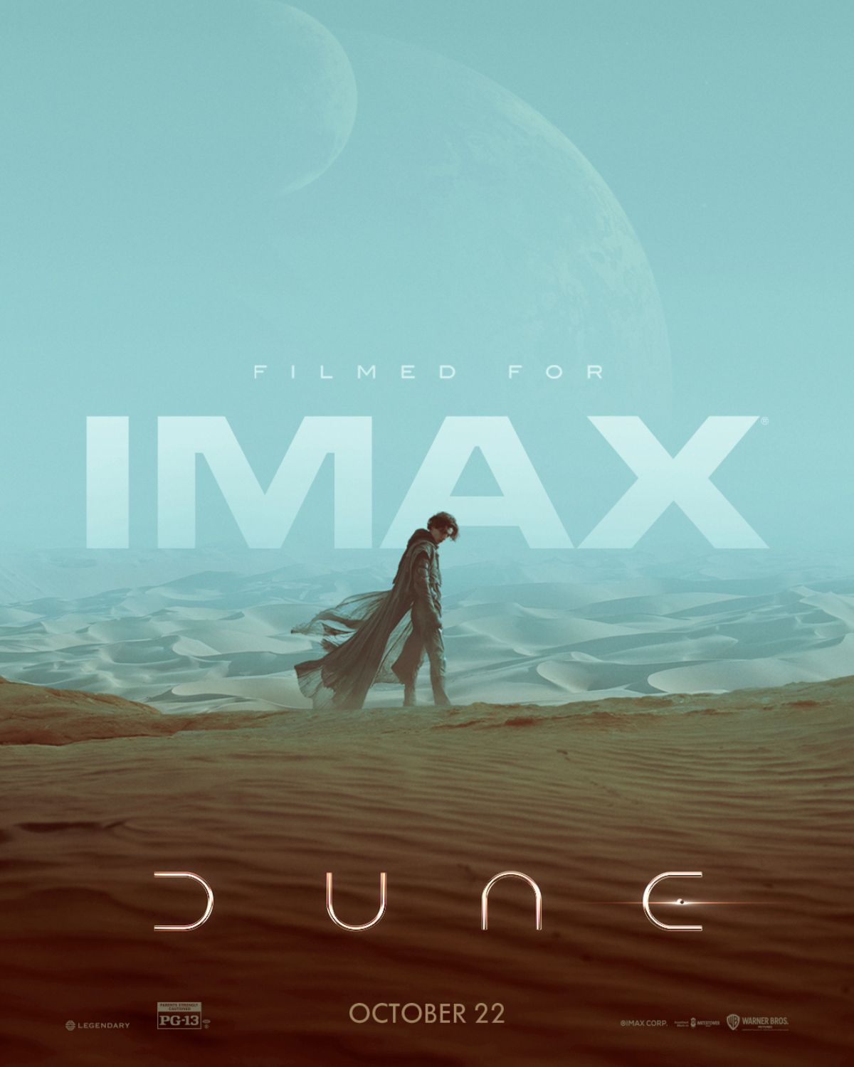 Dune IMAX Poster Reveals Timothée Chalamet's Paul Walking the Sands of ...