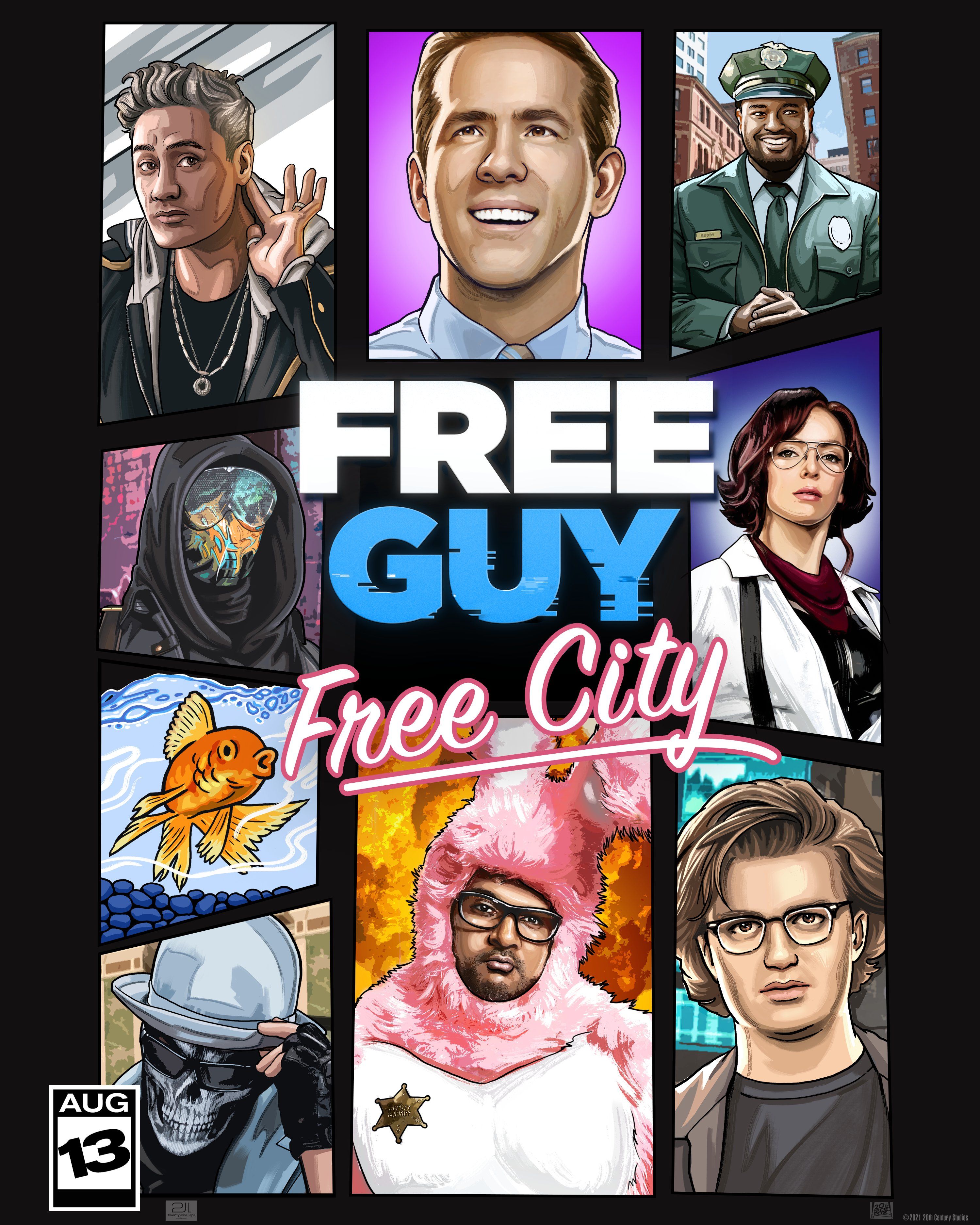 free-guy-grand-theft-auto-poster