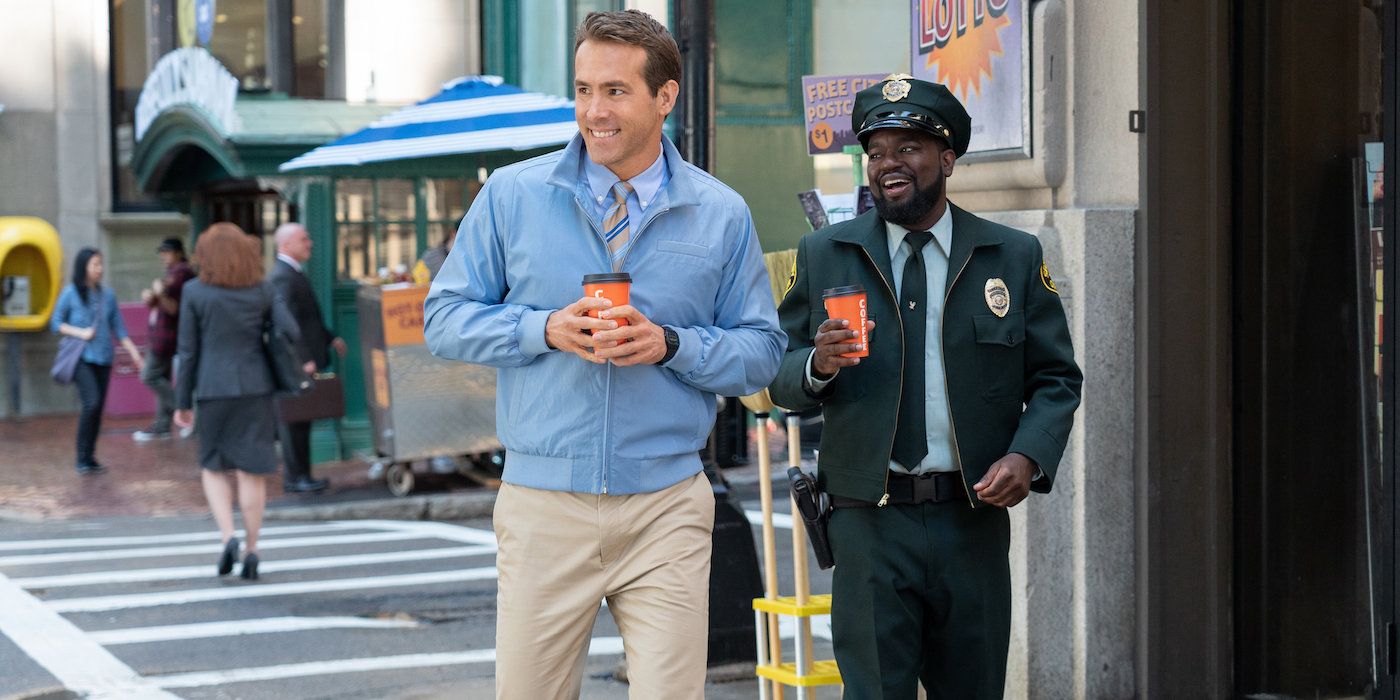 Ryan Reynolds and Lil Rel Howery in Free Guy