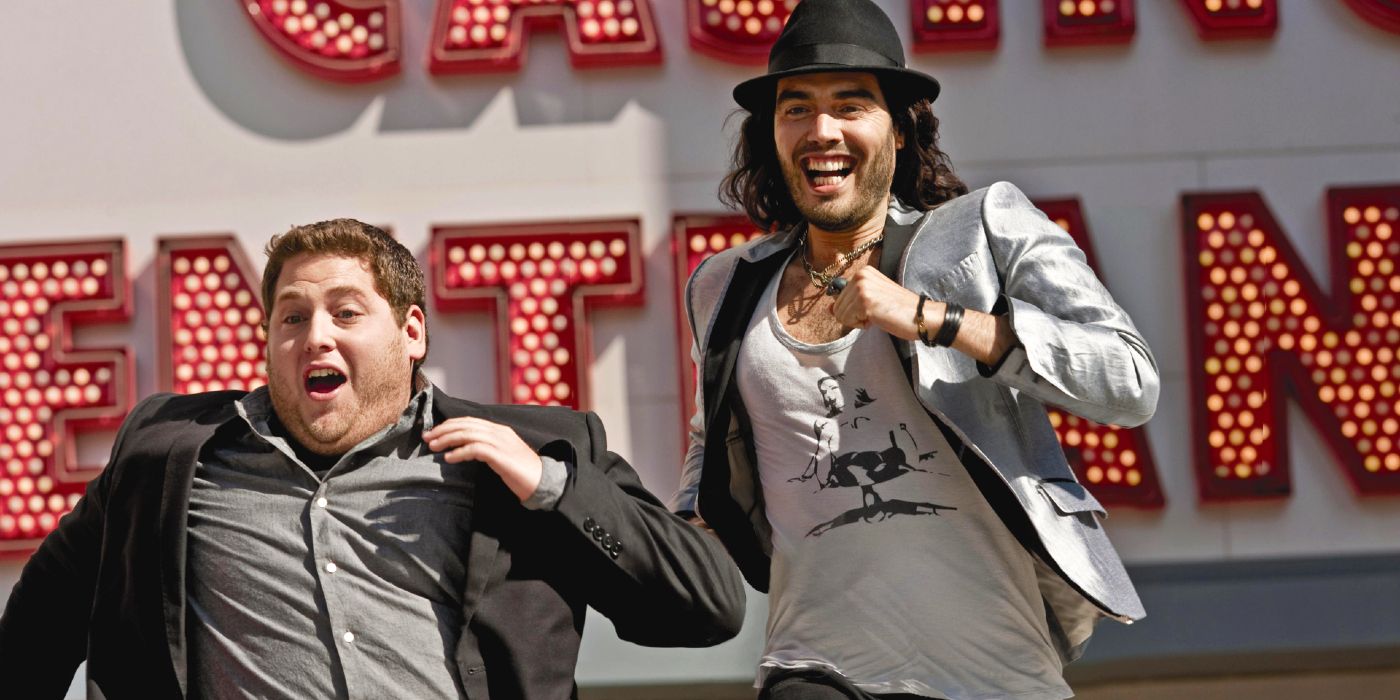 Jonah Hill and Russell Brand in Get Him to the Greek