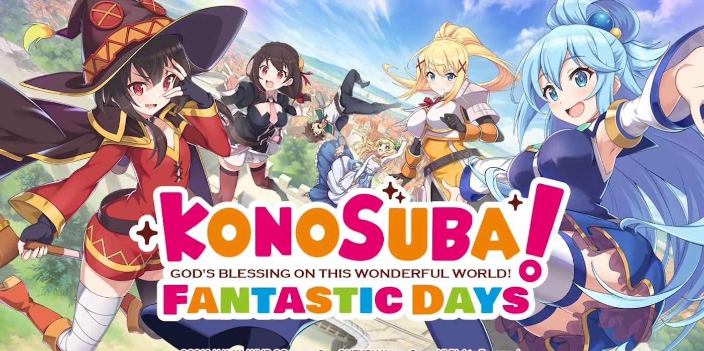 O jogo para smartphone KonoSuba Fantastic Days será lançado mundialmente  em 19 de Agosto