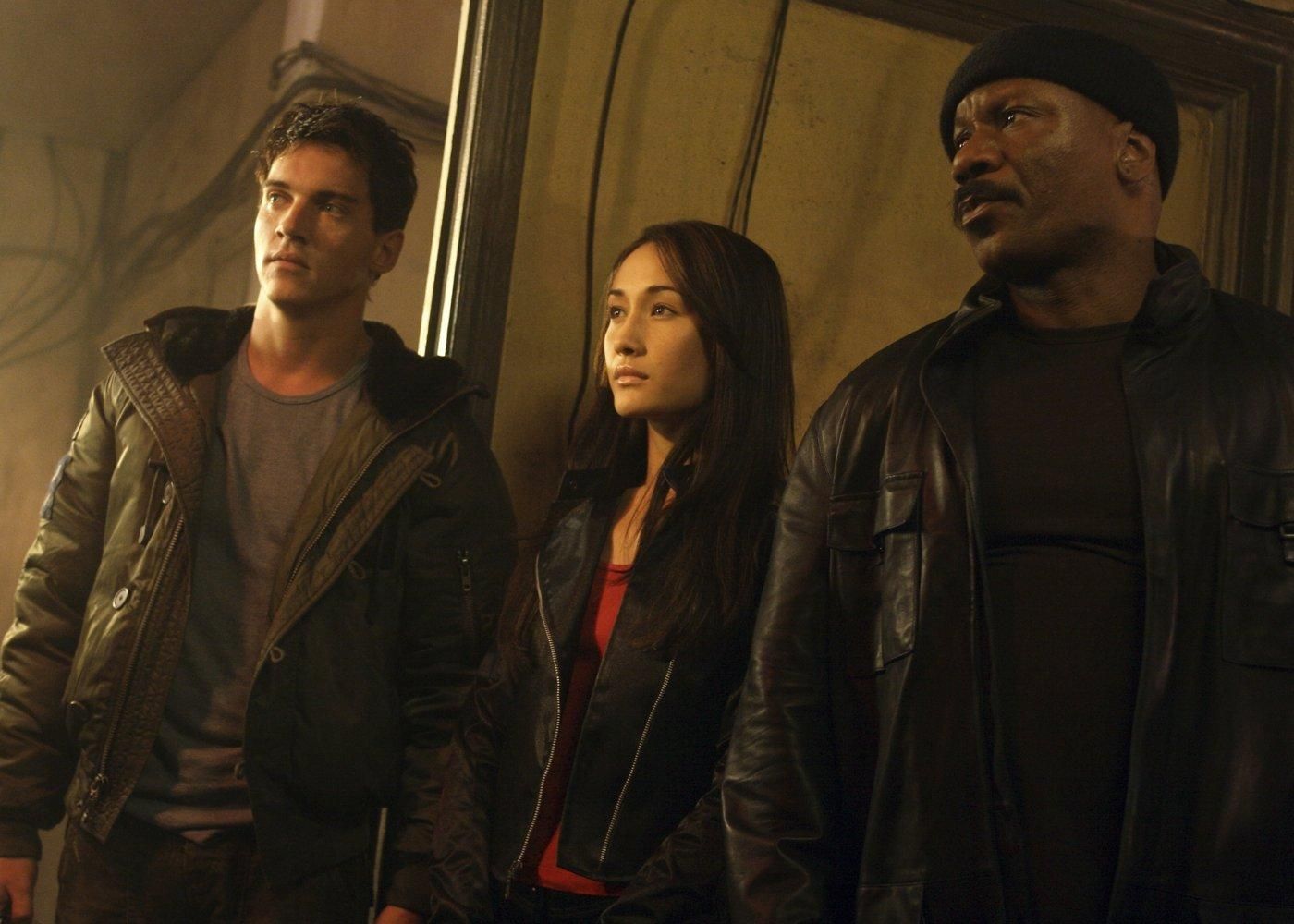 Jonathan Rhys Meyers, Maggie Q and Ving Rhames in Mission: Impossible 3