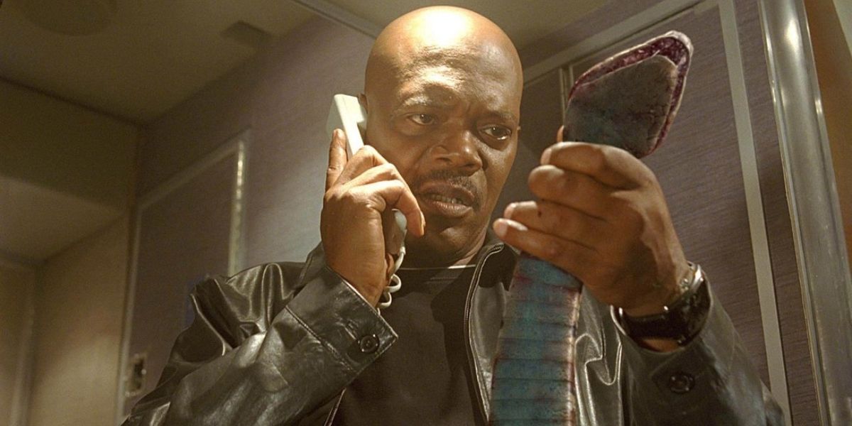 Samuel L. Jackson in 'Snakes On a Plane'